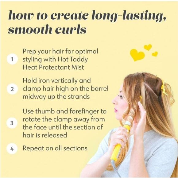 Drybar The 3-Day Bender Digital Rotating Curling Iron 1.25" - Picture 4 of 8